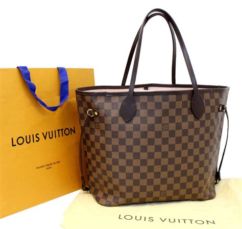 louis vuitton neverfull damier ebene rose ballerine replica|false louis vuitton bags.